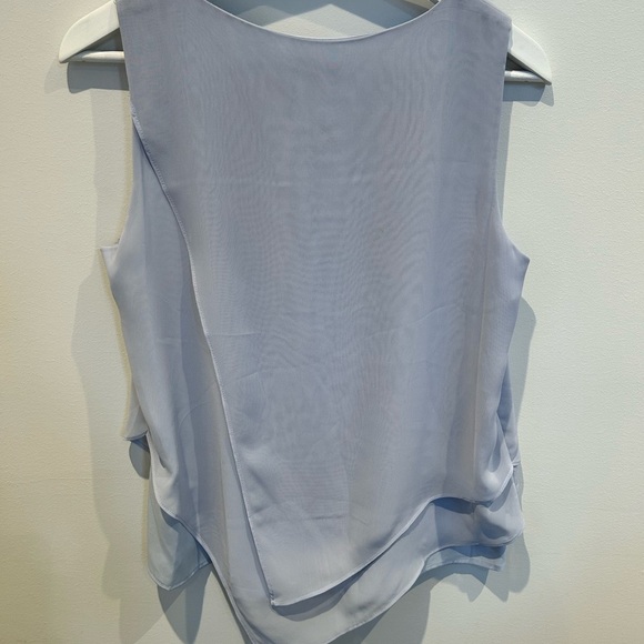 Calvin Klein Light Blue Layered Blouse - Picture 2 of 4
